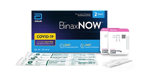 Binaxnow COVID-19 Antigen Self Test