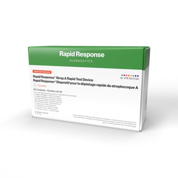 Strep Test BTNX Rapid Response - box
