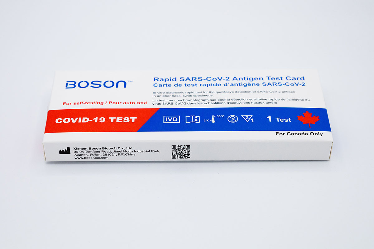 Boson Rapid Antigen Test (1 pack) - Rapid Test & Trace Canada