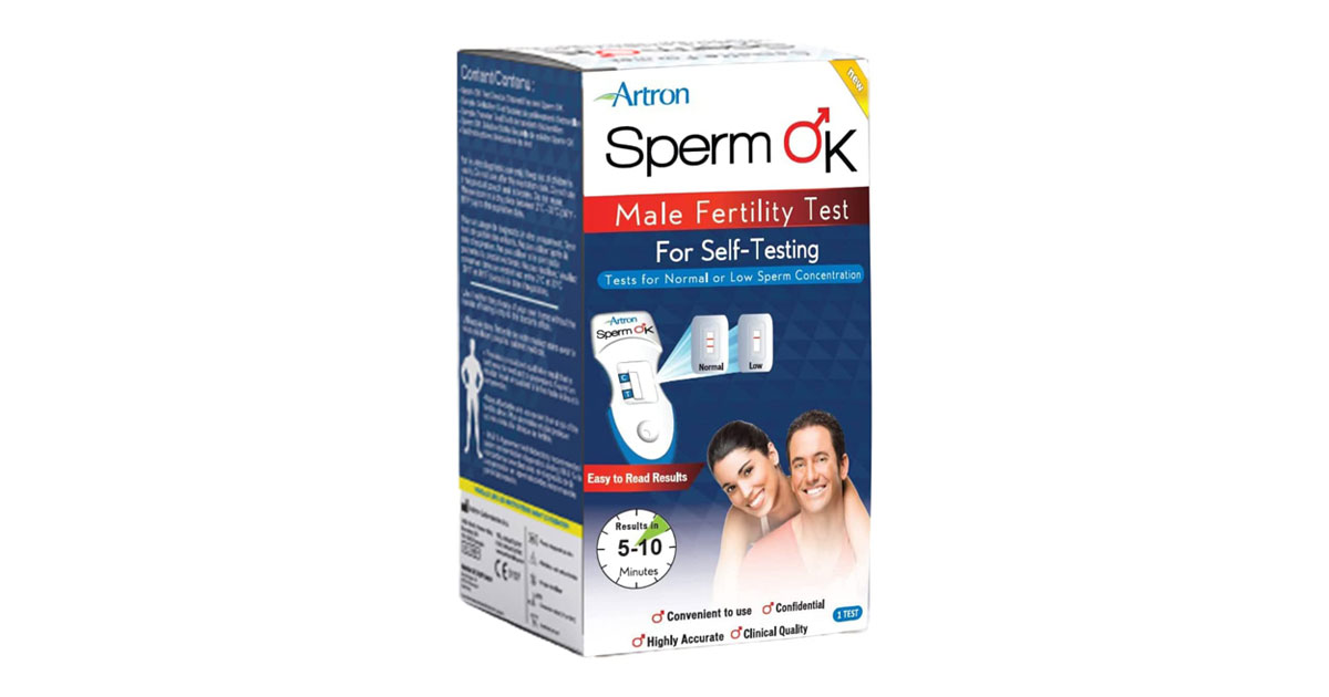 Sperm Ok Male Fertility Test Artron Rapid Test And Trace Canada 6791