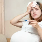 Pregnant woman with Flu