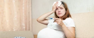 Pregnant woman with Flu